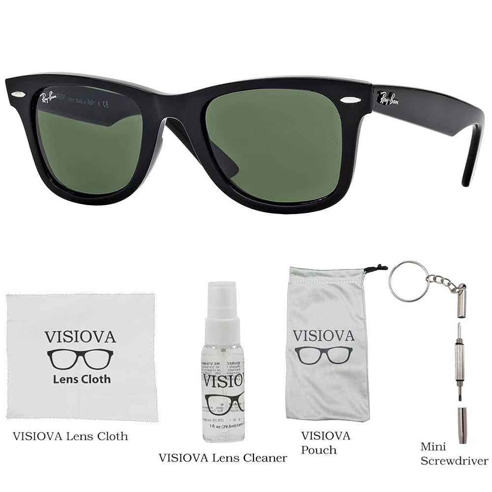 Amazon.com: Ray-Ban RB2140 901 50mm Black Frame/Green G15